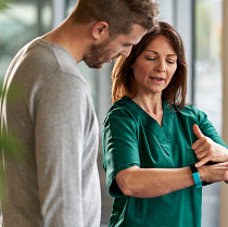 Nurse demonstrating wearable.jpg Nurse demonstrating wearable.jpg